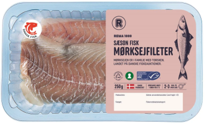 Fersk mørksejfilet