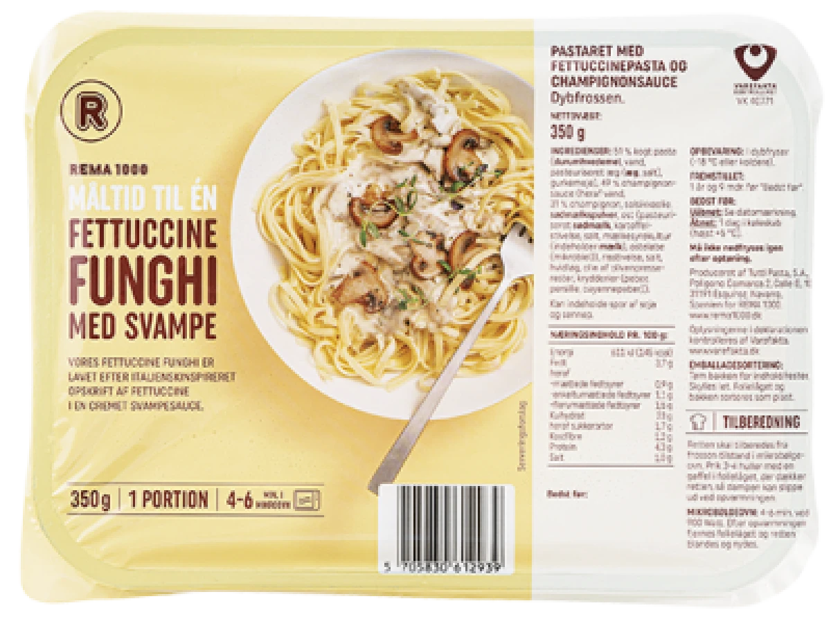 Rema 1000 Fettuccine Funghi