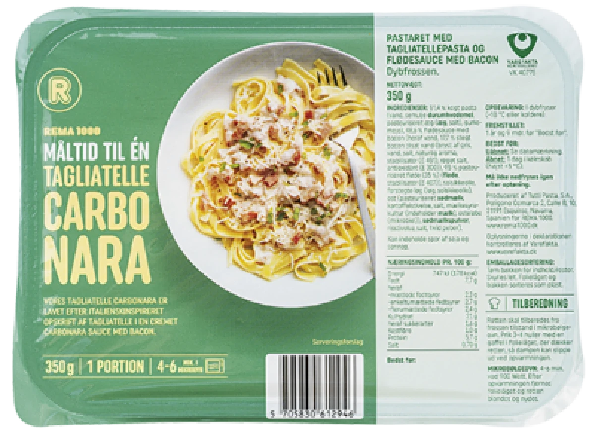 Rema 1000 Pasta Carbonara 350 g