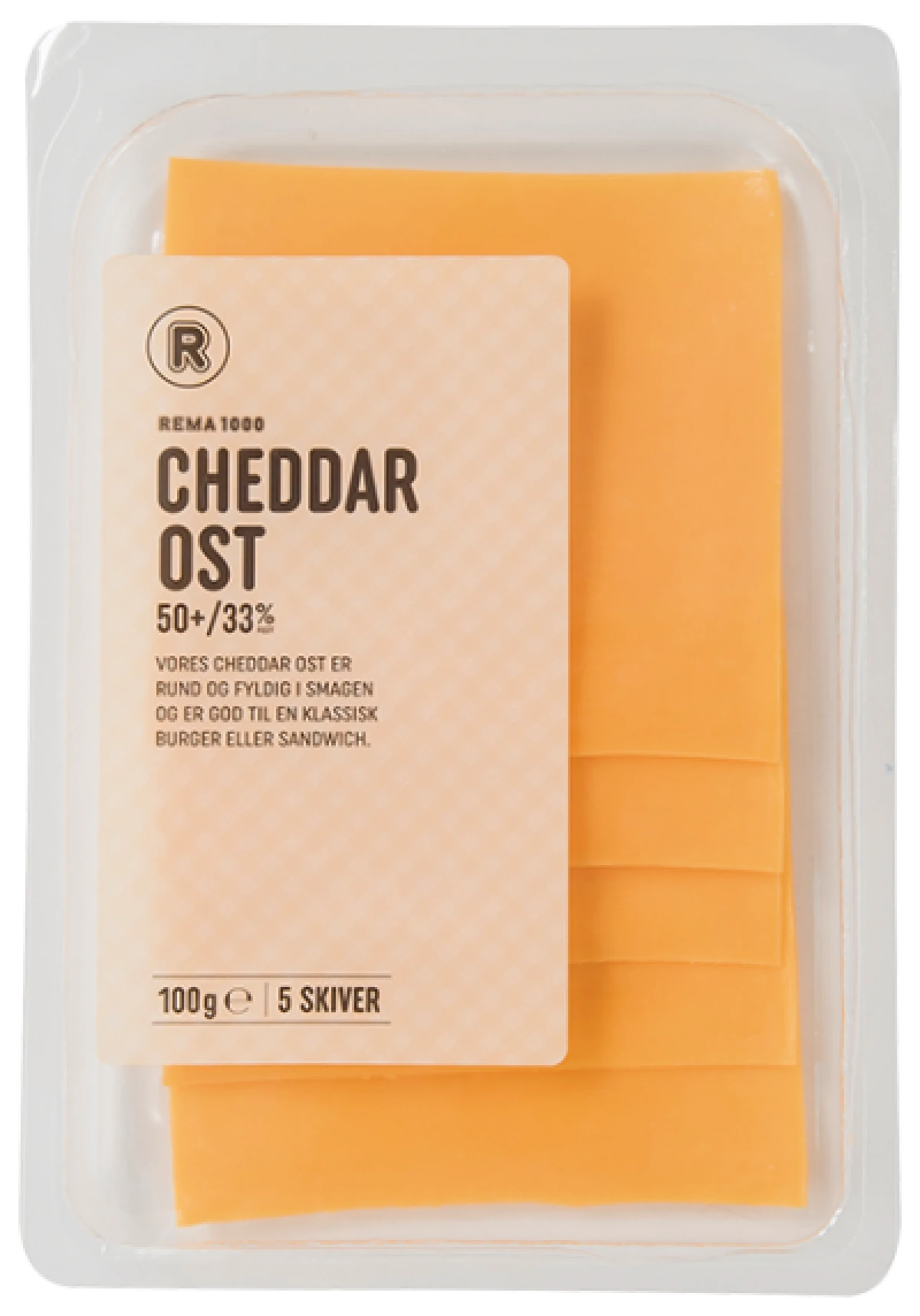 Rema 1000 Cheddar ost 50+