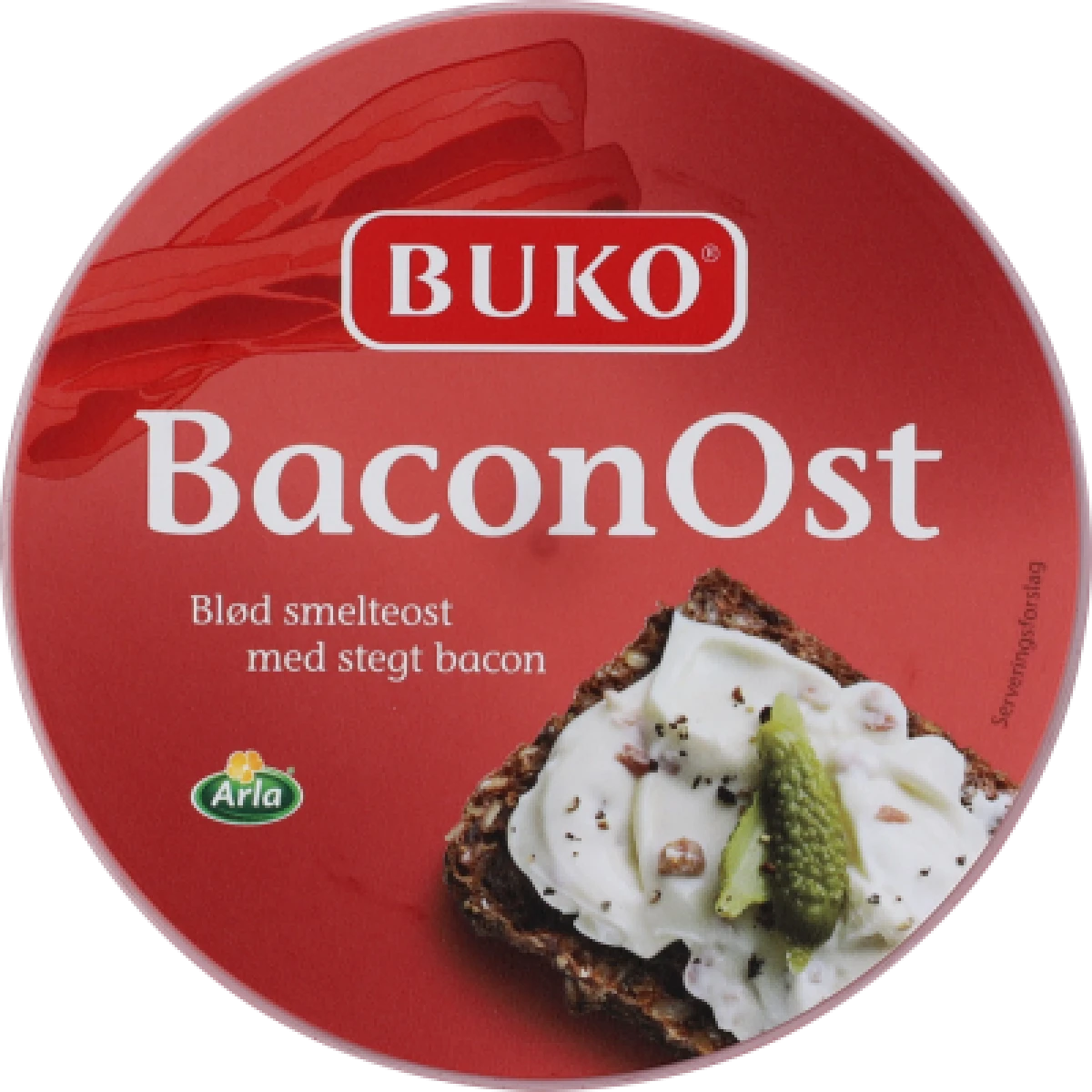 Buko, Smøreost m. bacon 17% fedt