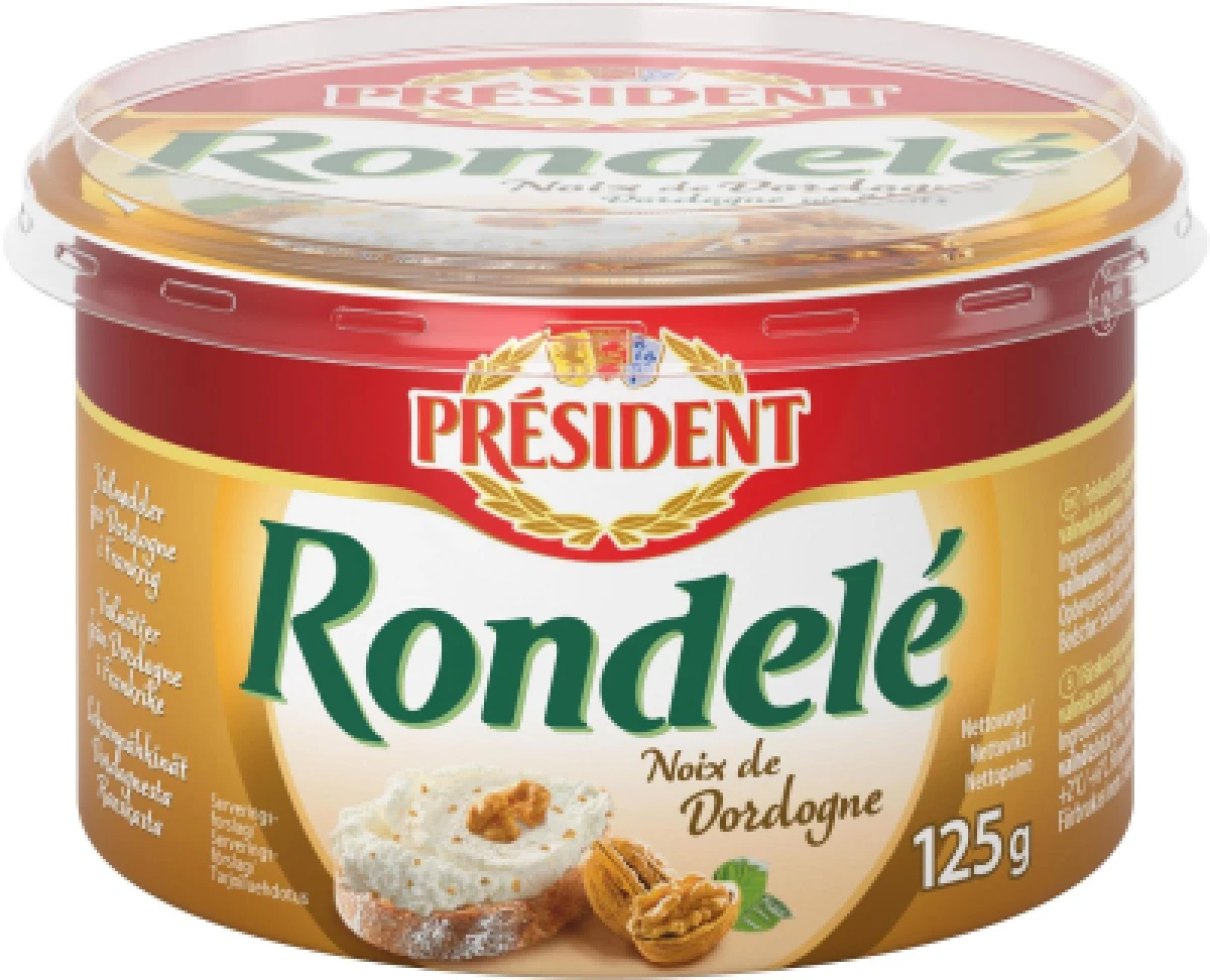 RONDELÉ VALNØD, 125 GR. / PRÉSIDENT