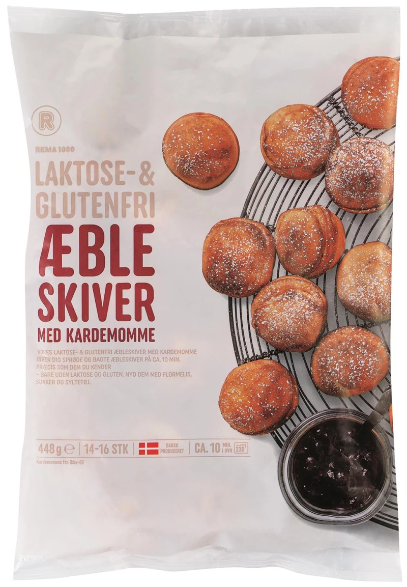 REMA 1000 Æbleskiver laktose- og glutenfri