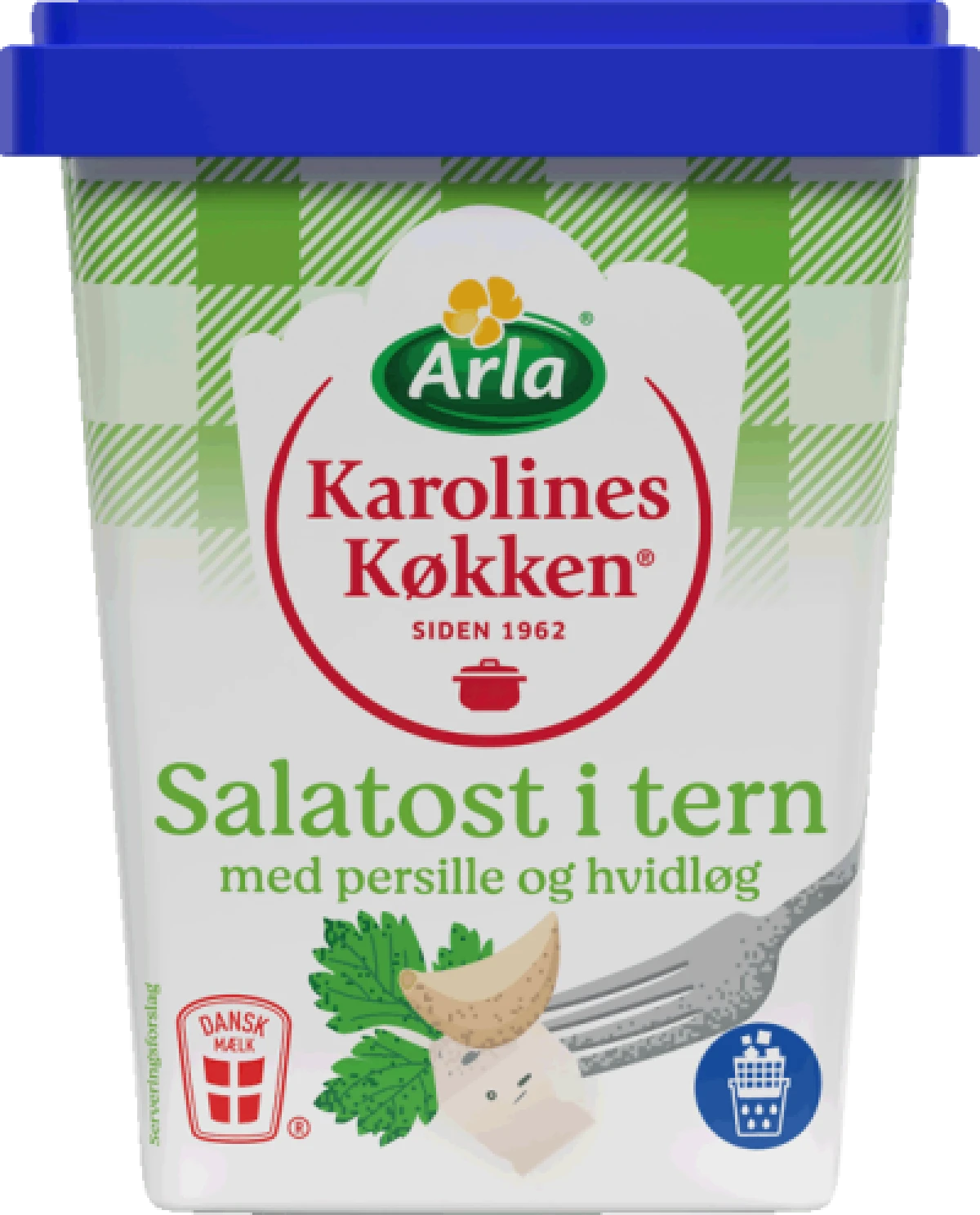 Arla Karolines Køkken, Salatost i tern m. persille og hvidløg 21% fedt