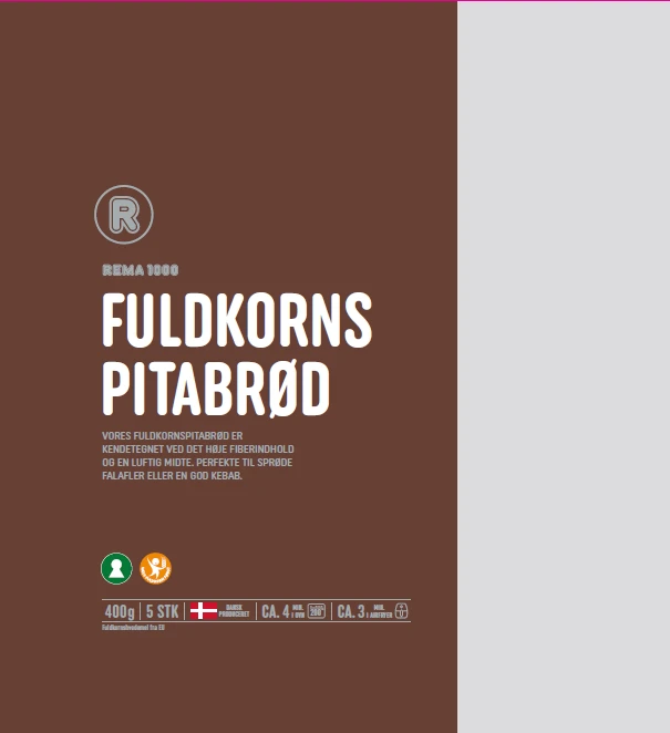 Fuldkorns Pitabrød