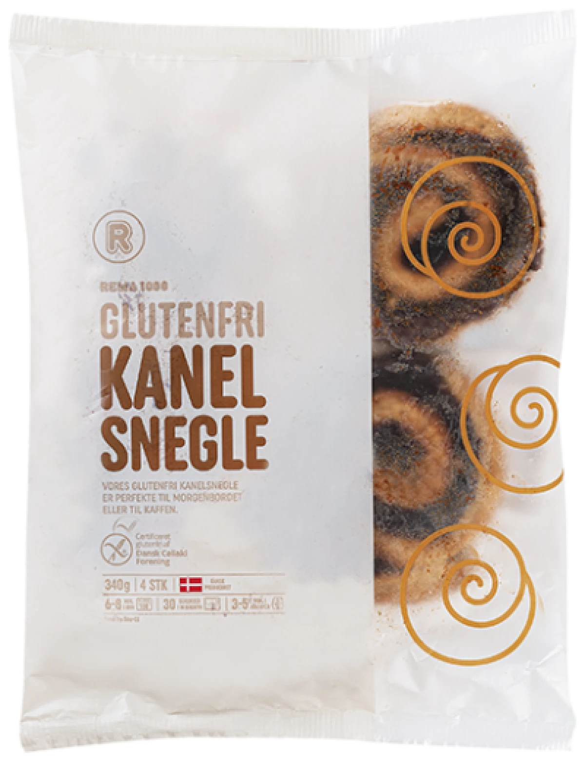 Rema 1000 Glutenfri Kanelsnegle