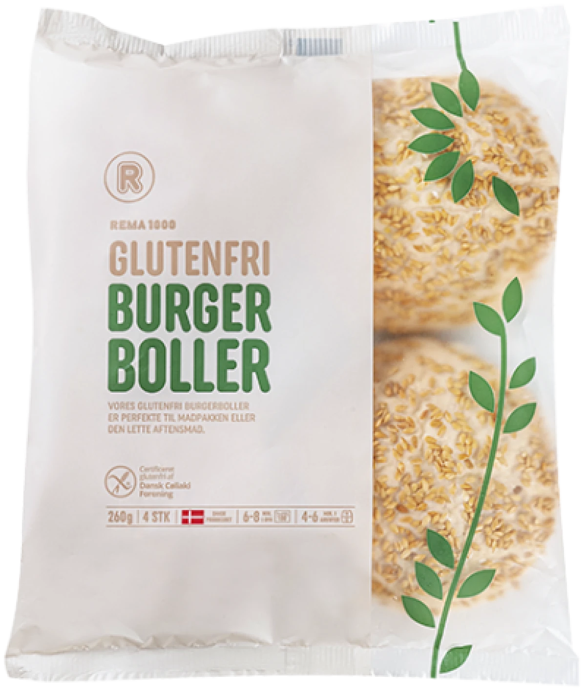 Rema 1000 Glutenfri Burgerboller