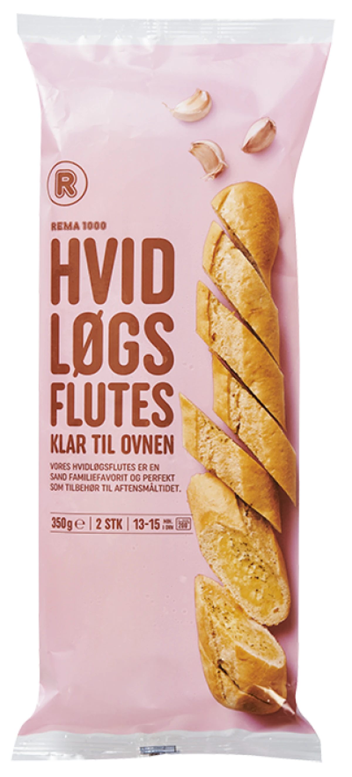Rema 1000 Hvidløgsbaguettes