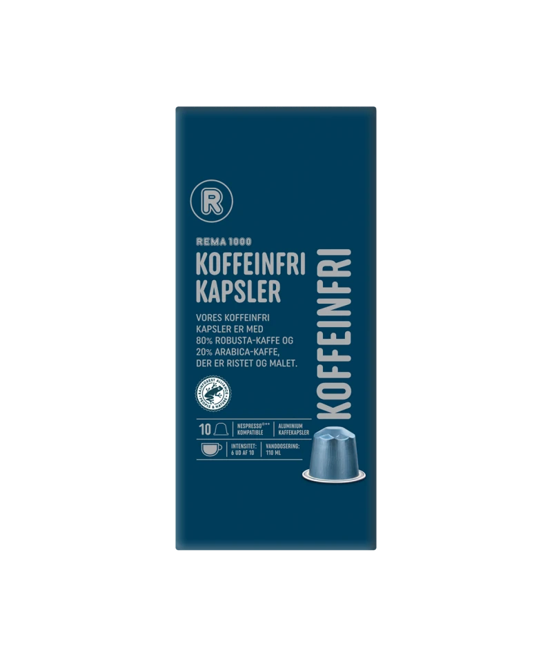 Koffeinfri Kapsler