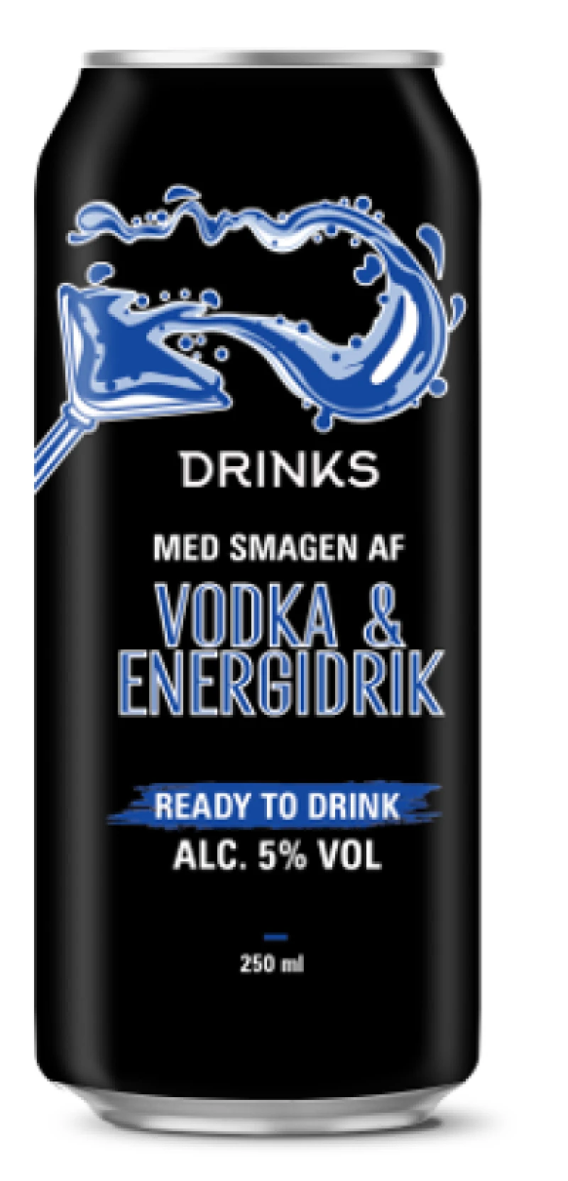 Vodka & energidrik 5%