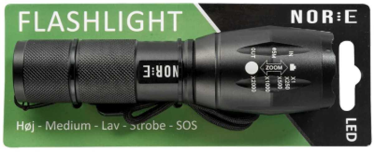 LED Lommelygte 5 Funktioner