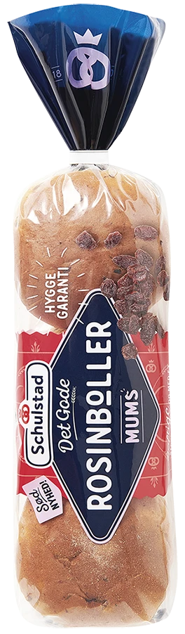Schulstad Mums Rosinboller 6-pak