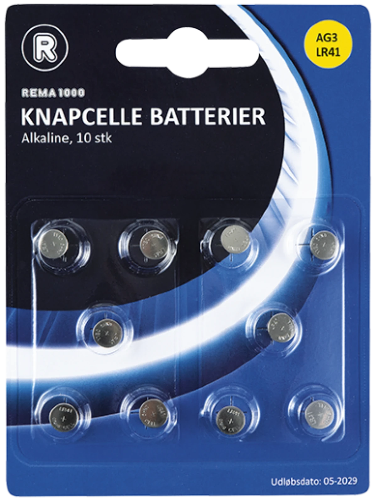 Knapcellebatteri AG3/LR41