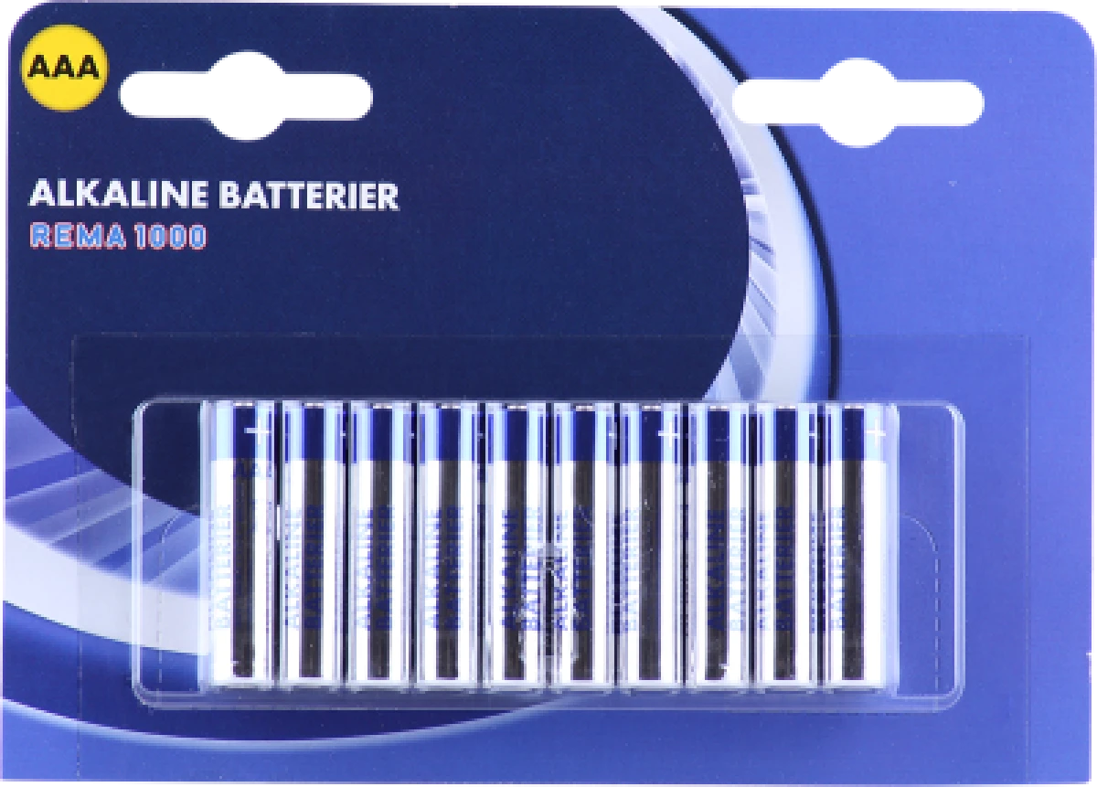 Rema 1000 AAA Batterier