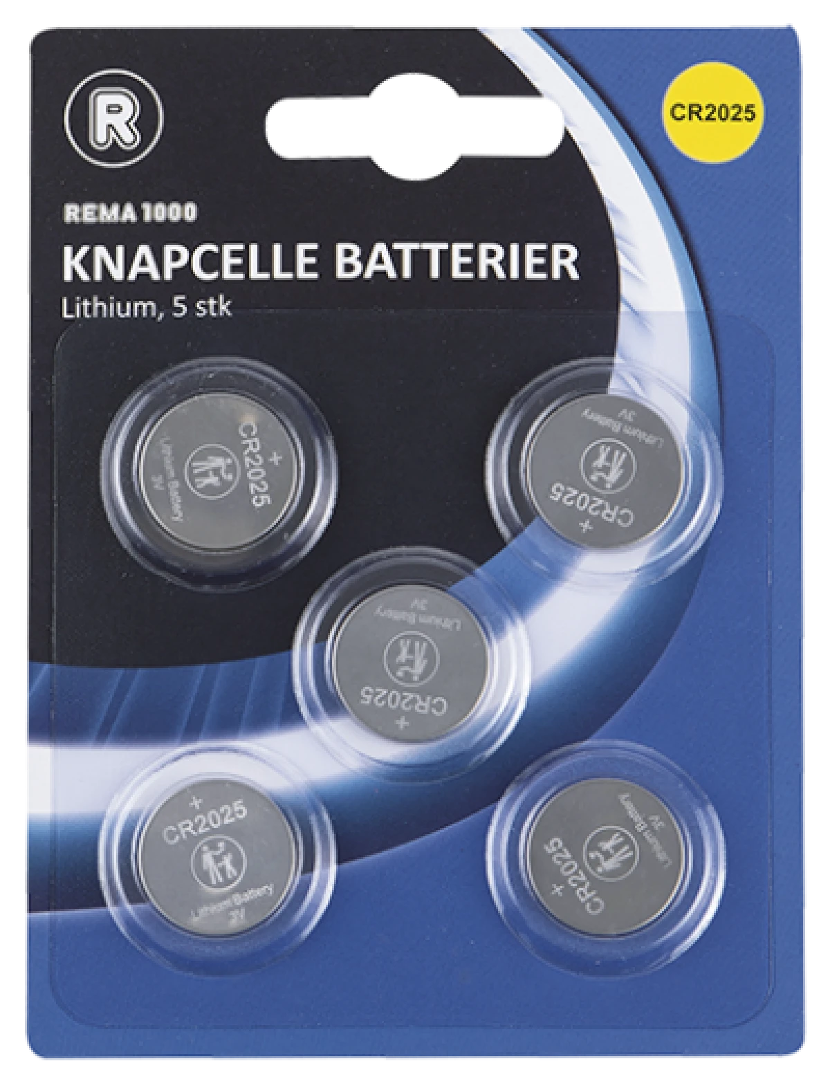 Rema 1000 Knapcellebatteri Lithium CR2025