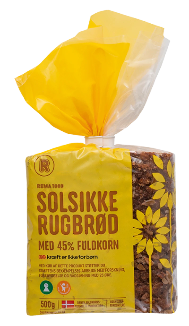 Solsikkerugbrød