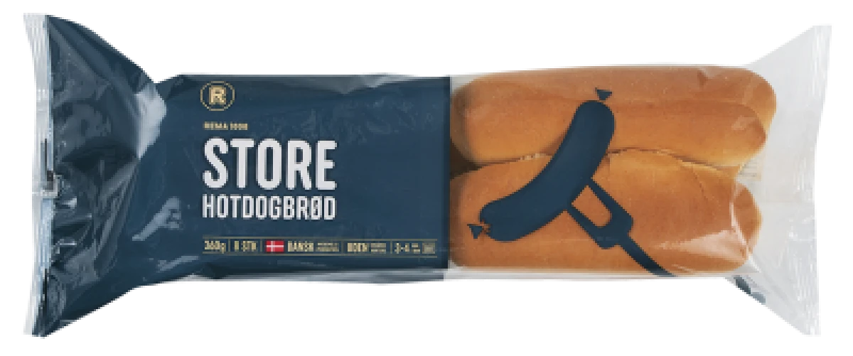 Rema 1000 Store Hotdogbrød