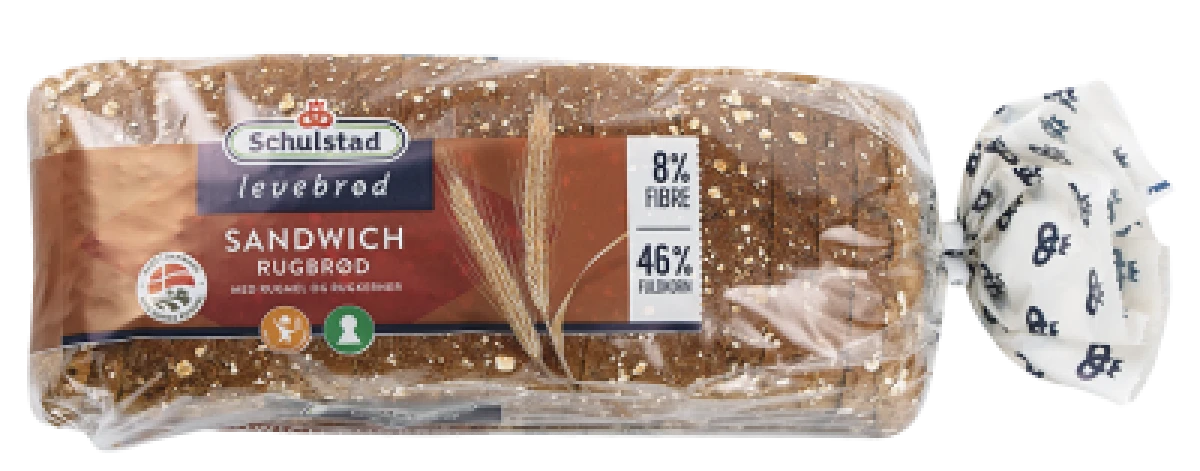 SANDWICHRUGBRØD, 810 GR. / LEVEBRØD