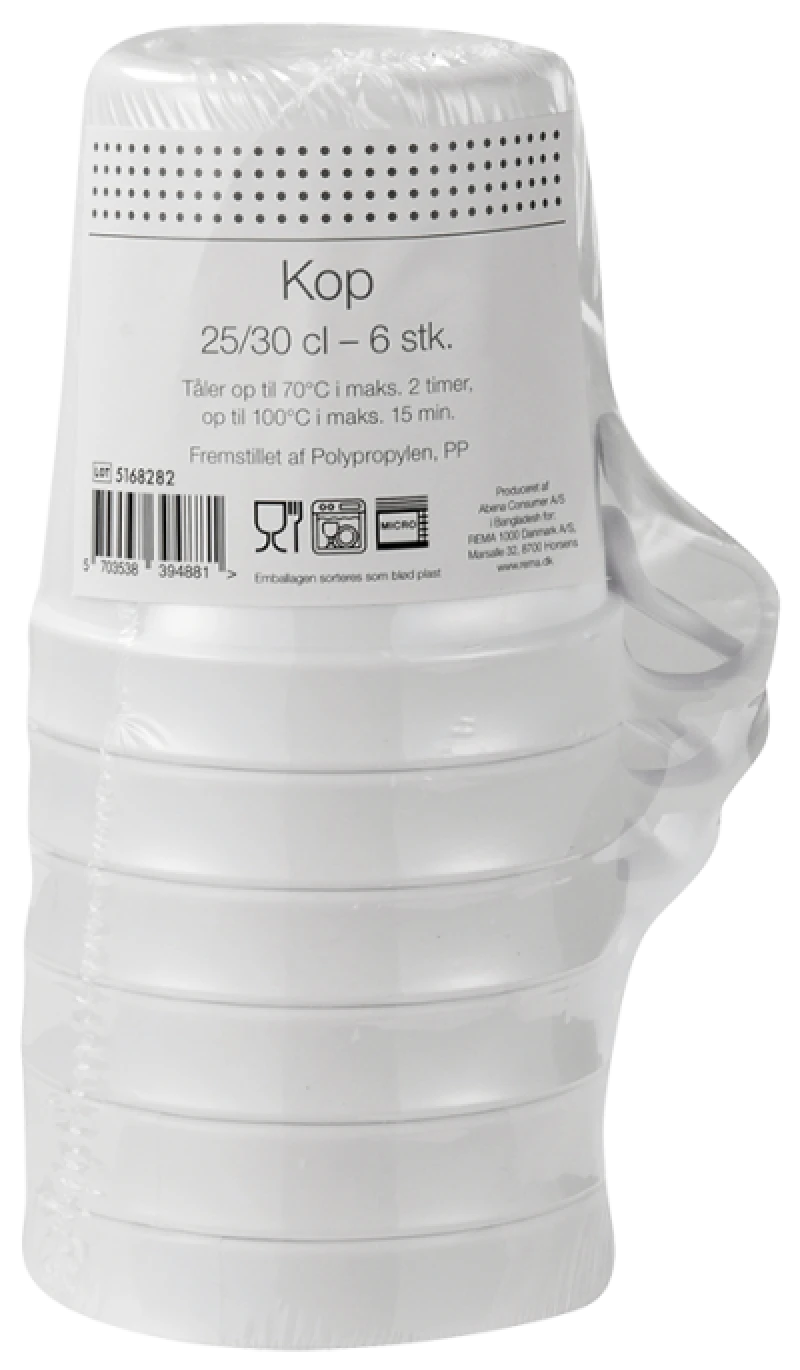 Plast kop 300 ml