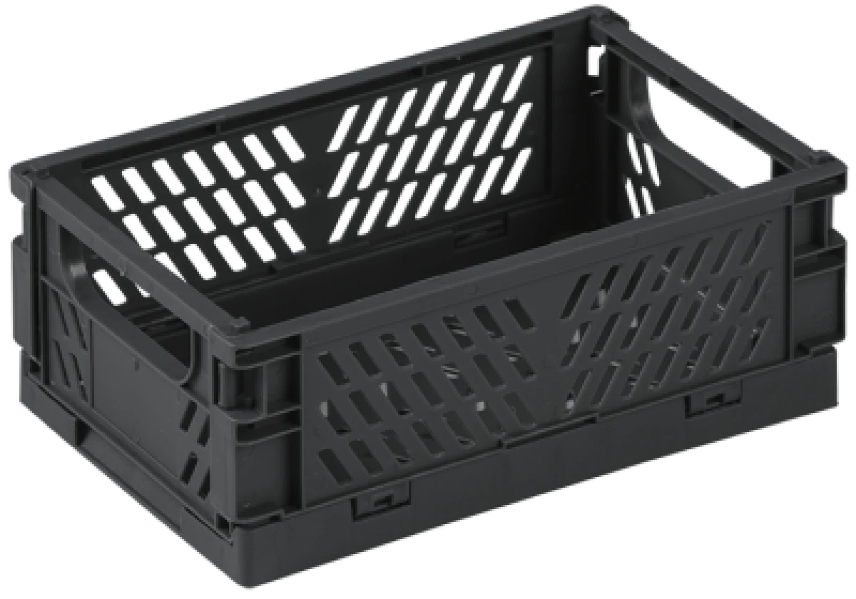 Foldekasse Mørk Plast