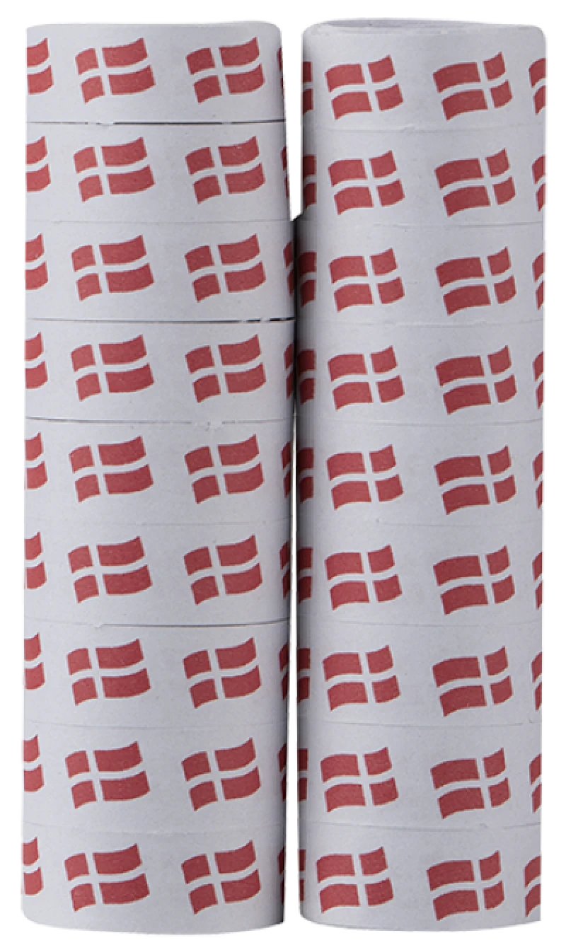 Serpentiner med flag