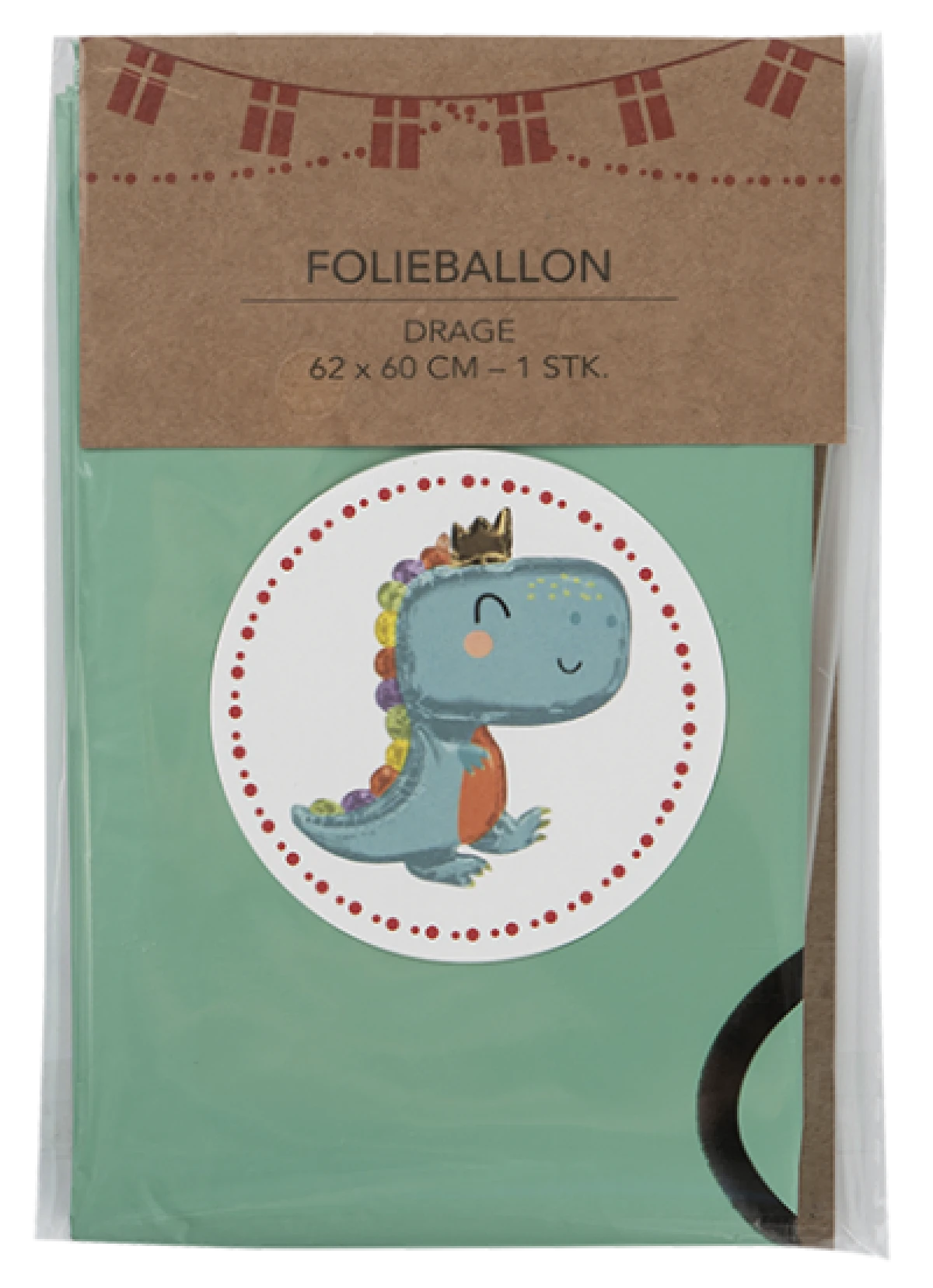 Folieballon med drage 69 cm