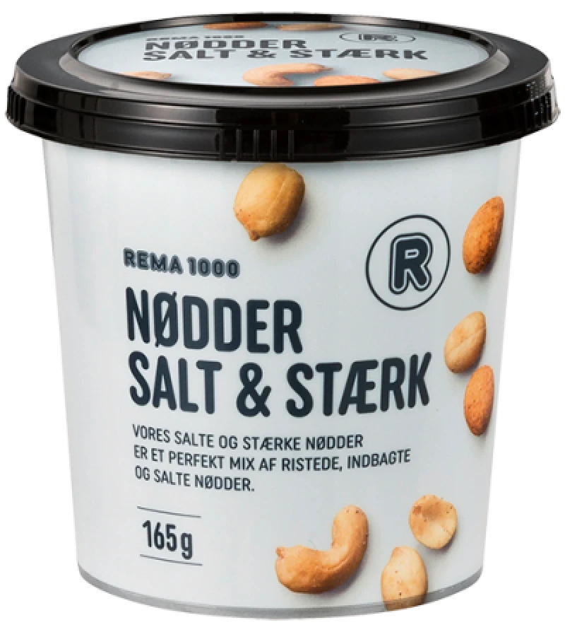 Nødder salt & stærk