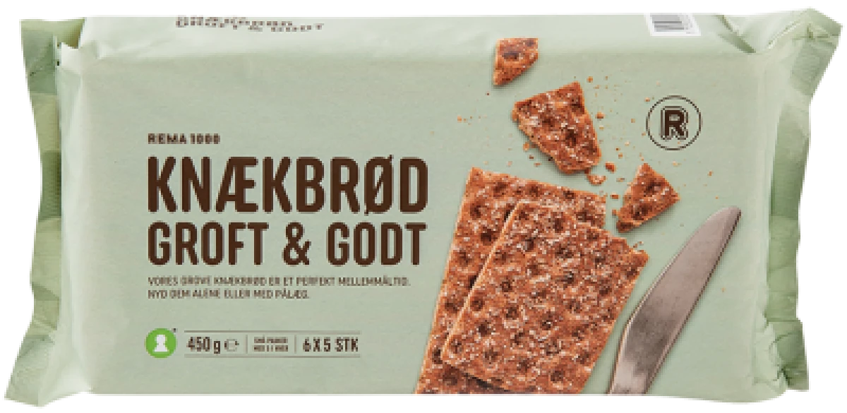 Rema 1000 Groft Knækbrød