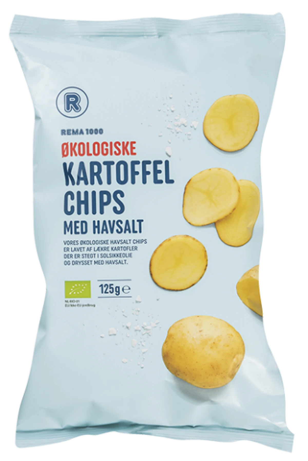 Rema 1000 Chips med Havsalt Økologisk