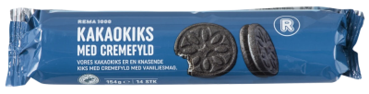 Rema 1000 Kakaokiks med Cremefyld