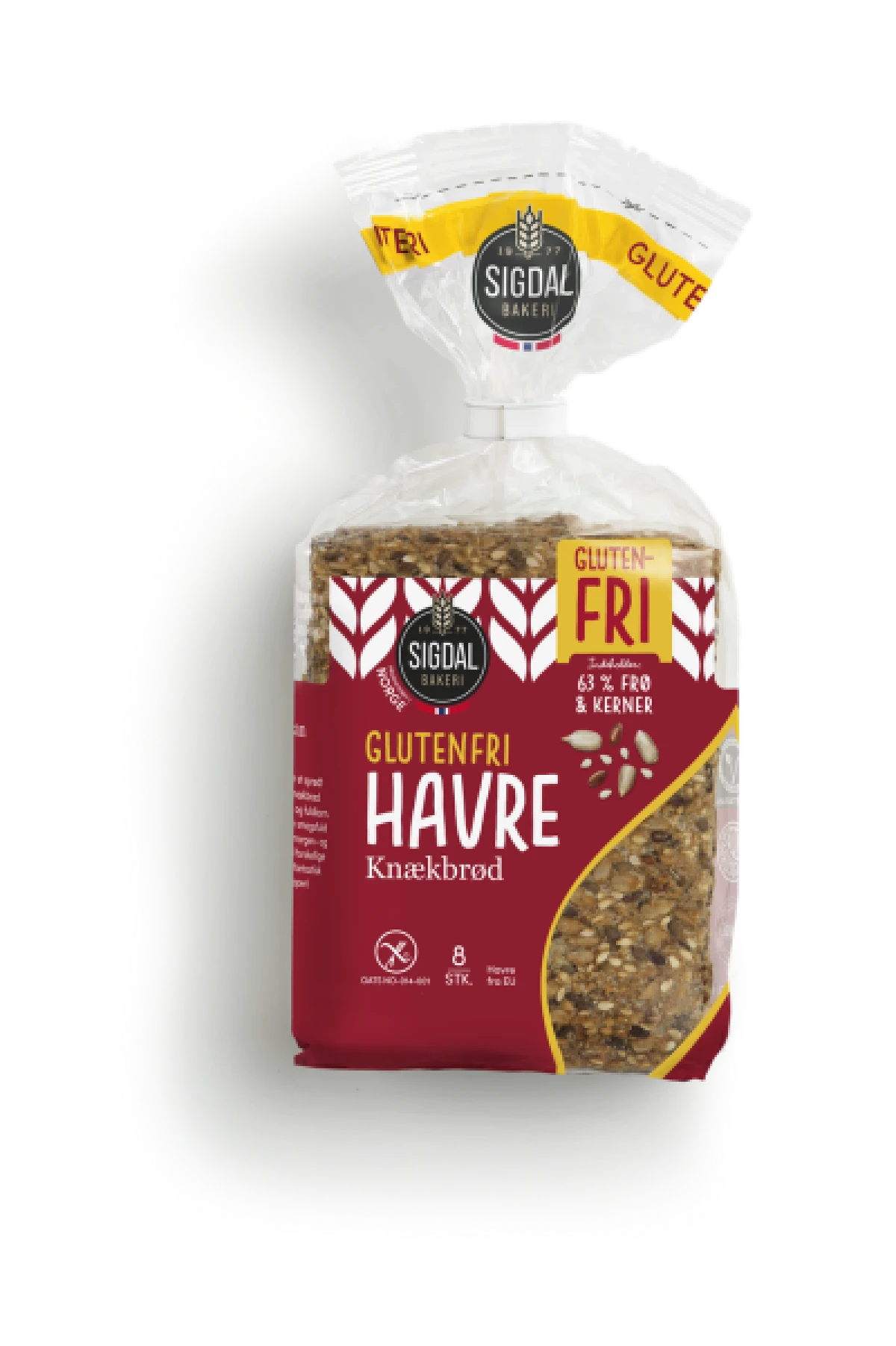 Sigdal Bakeri, Knækbrød m. havre glutenfri