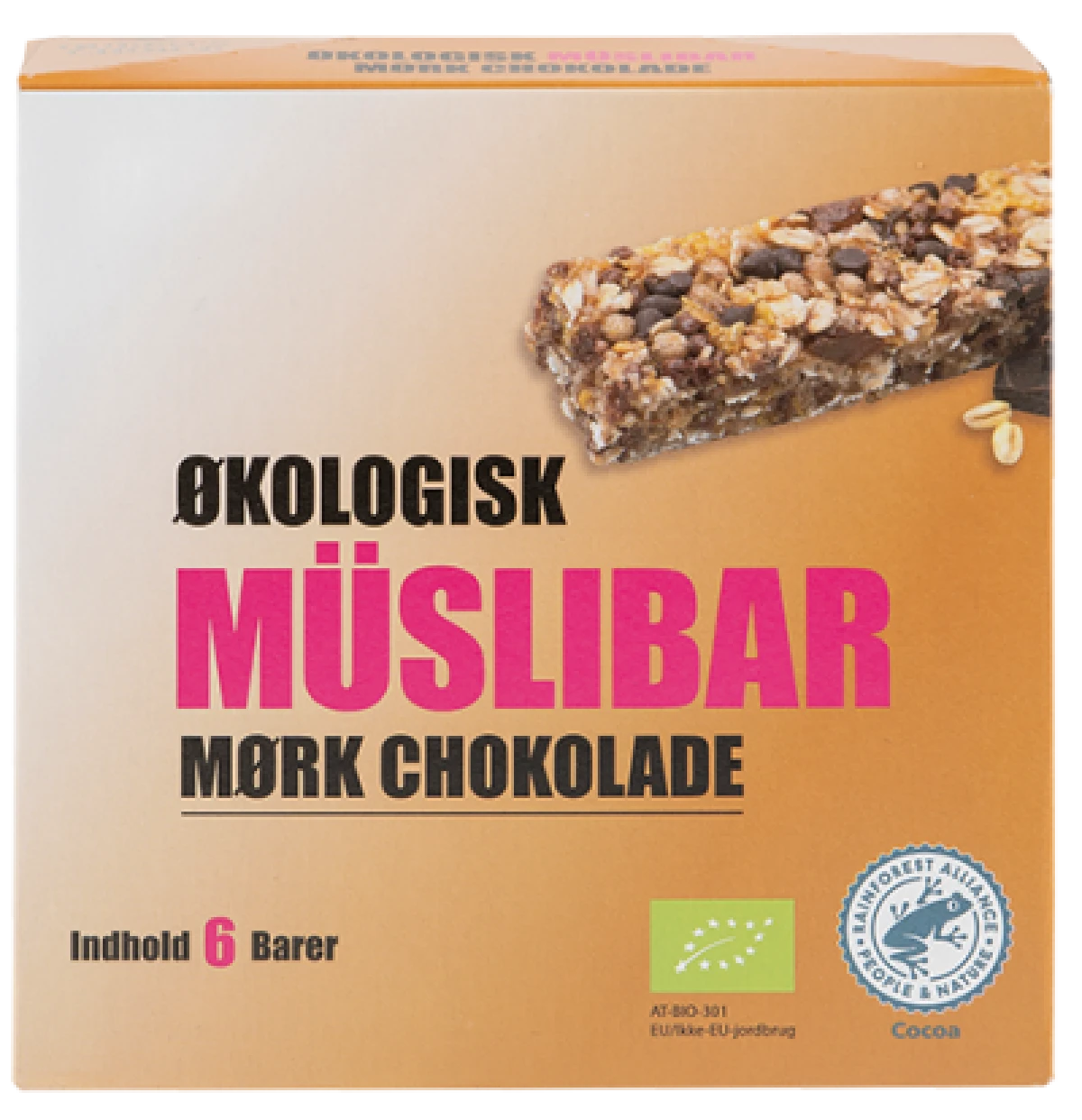 Muslibar Mørk Chokolade