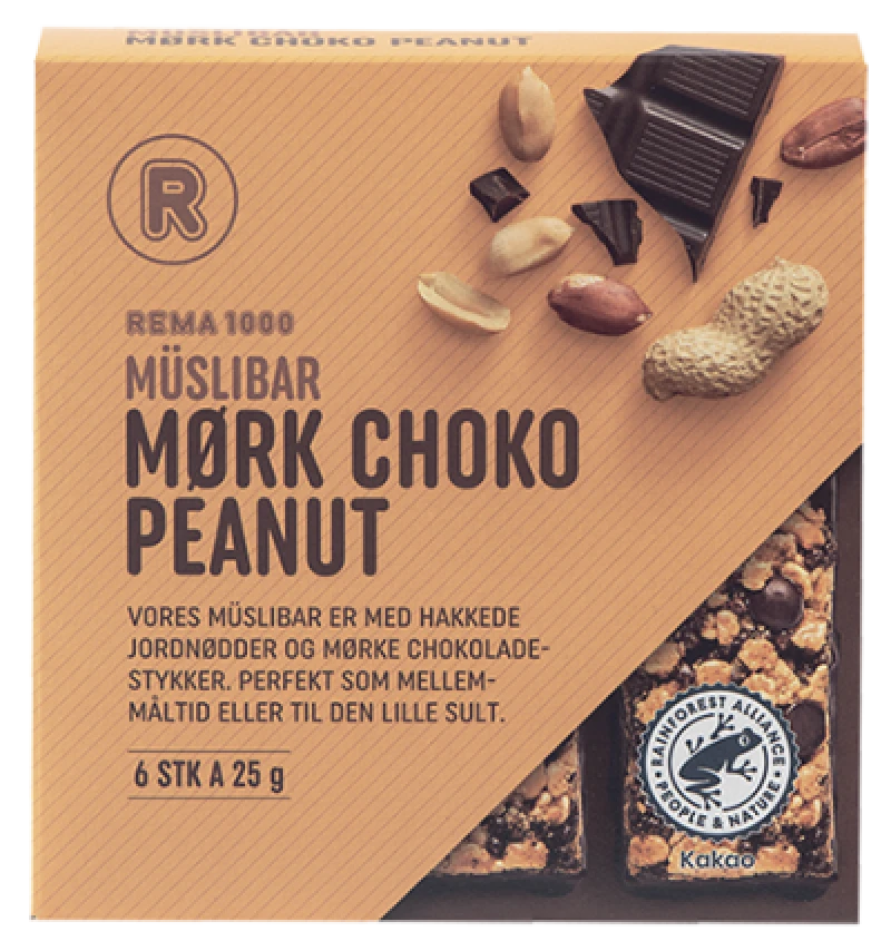 Bars choko/peanut