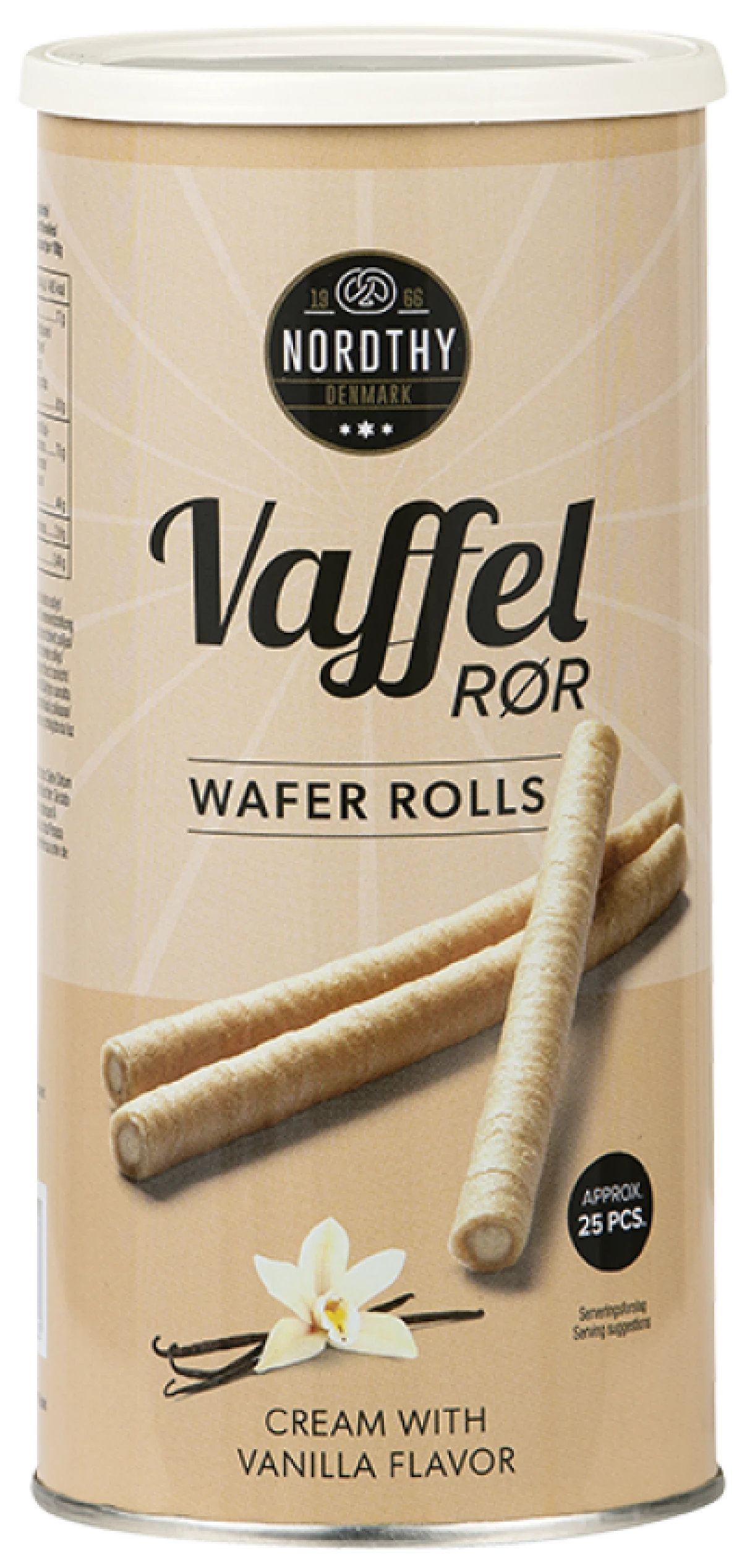 VAFFELRØR, 250 GR. / VANILJE