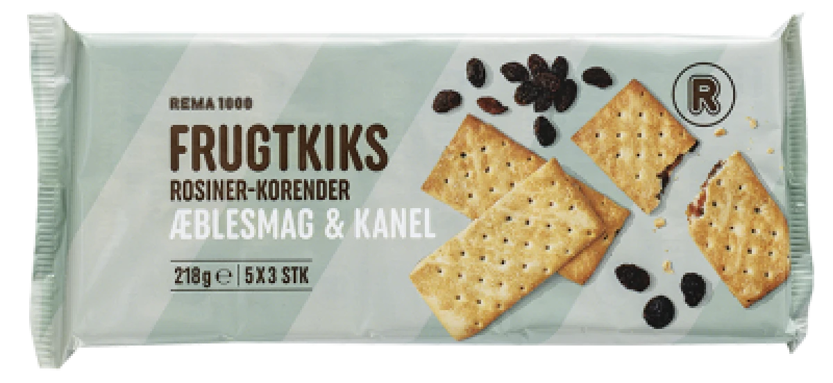 Rema 1000 Frugtkiks Æble & Kanel