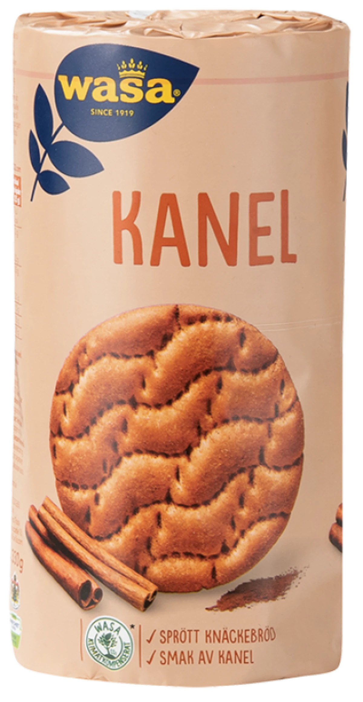 Knækbrød m. kanel, Wasa