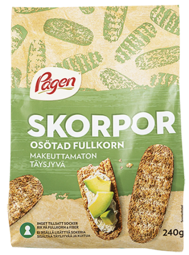 Fuldkorns skorper