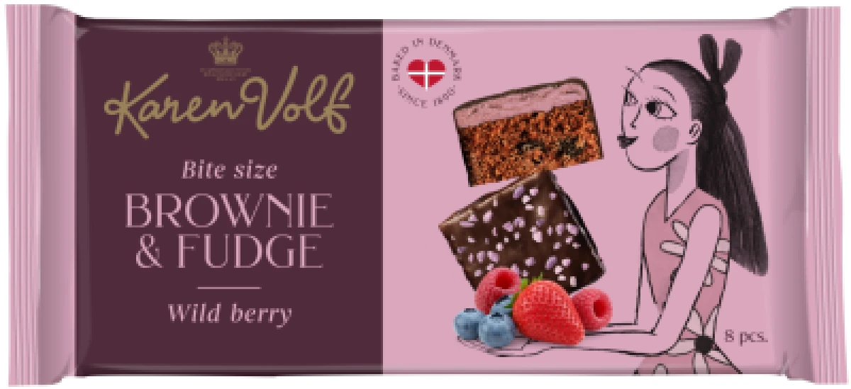 BROWNIE & FUDGE, 160 GR. / WILD BERRY