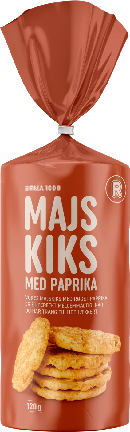 MAJSKIKS MED PAPRIKA – produktbillede
