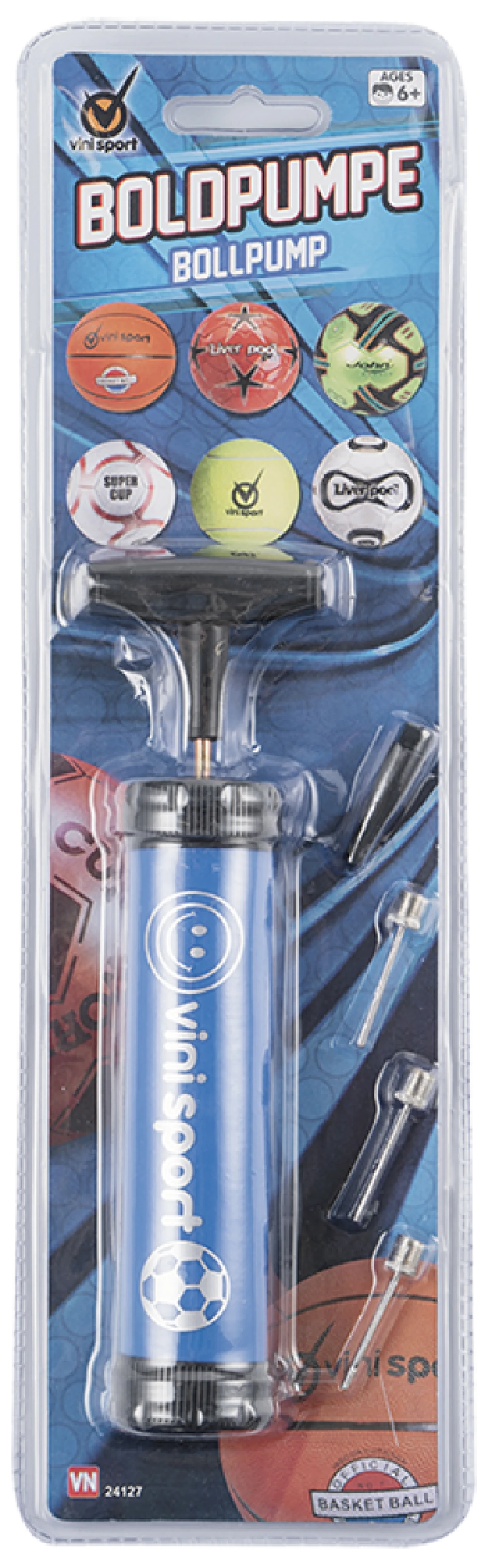 BOLDPUMPE, 1 STK. / VINI MED 4 SPIDSER