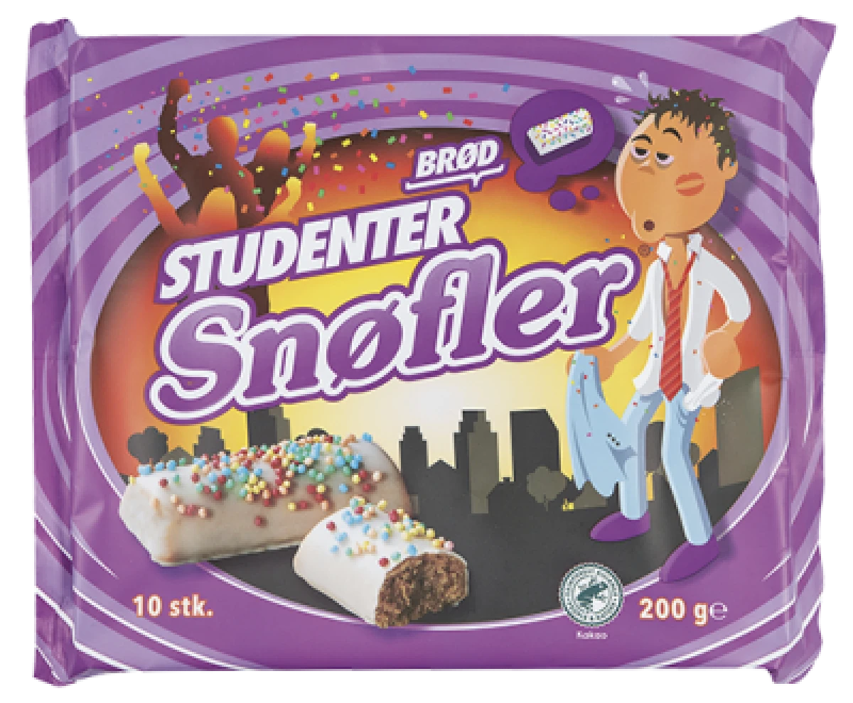 STUDENTER, 200 GR. / SNØFLER