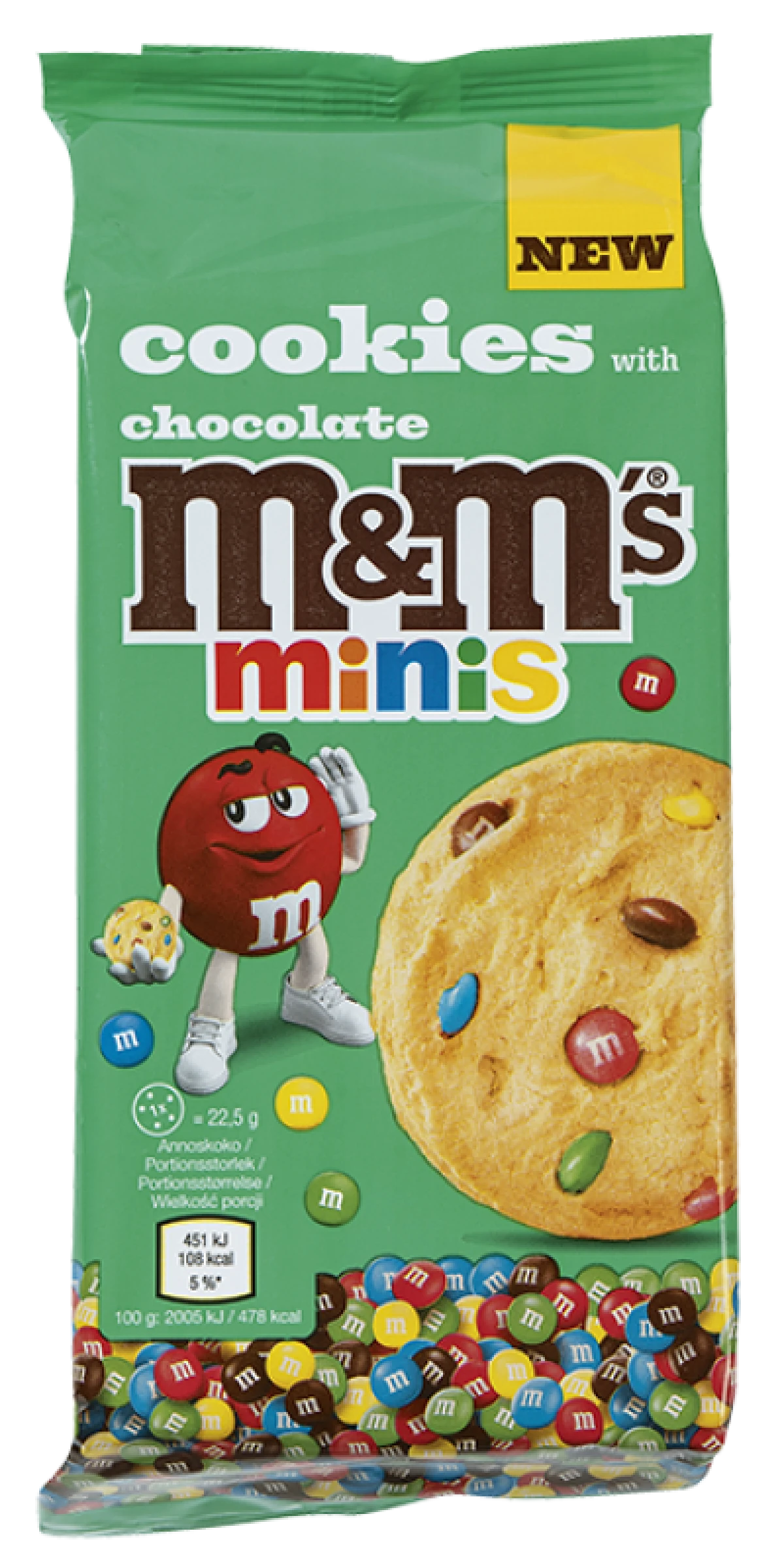 M&M's, Cookies m. chokoladeknapper