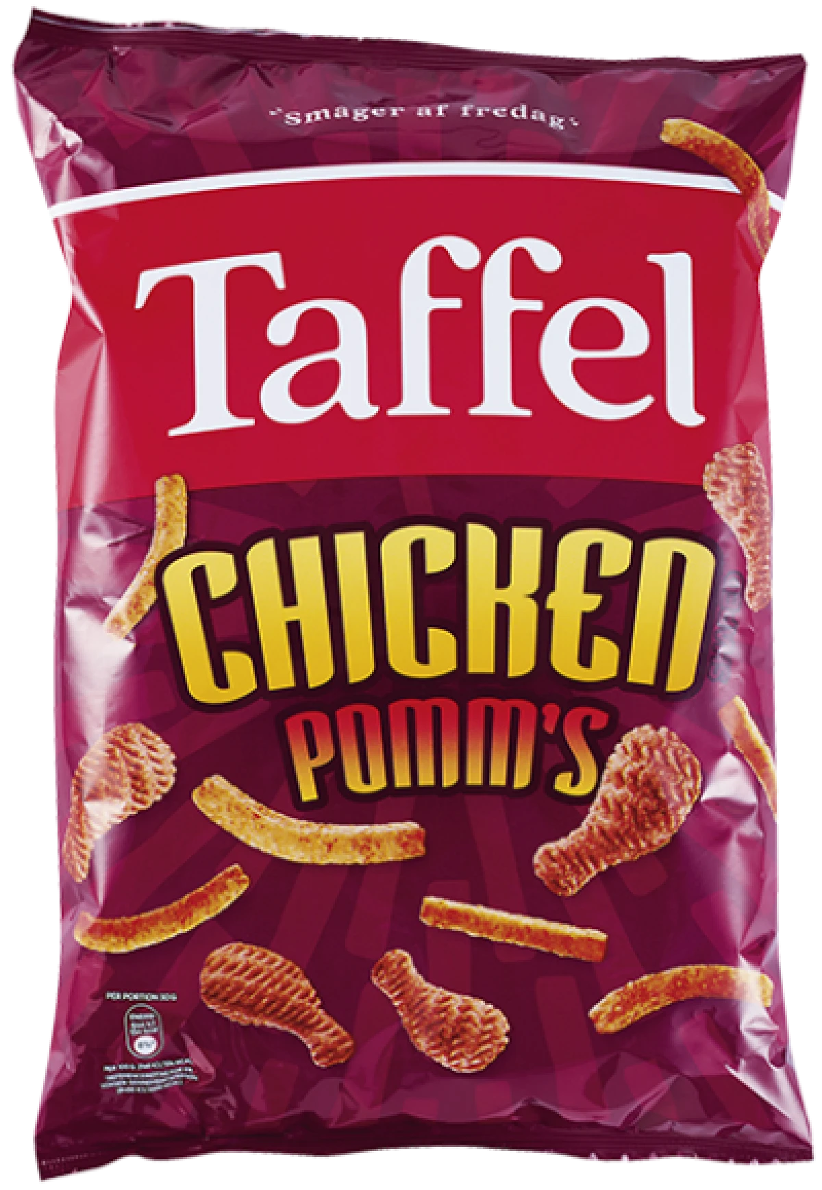 CHICKEN POMM'S, 130 GR. / TAFFEL