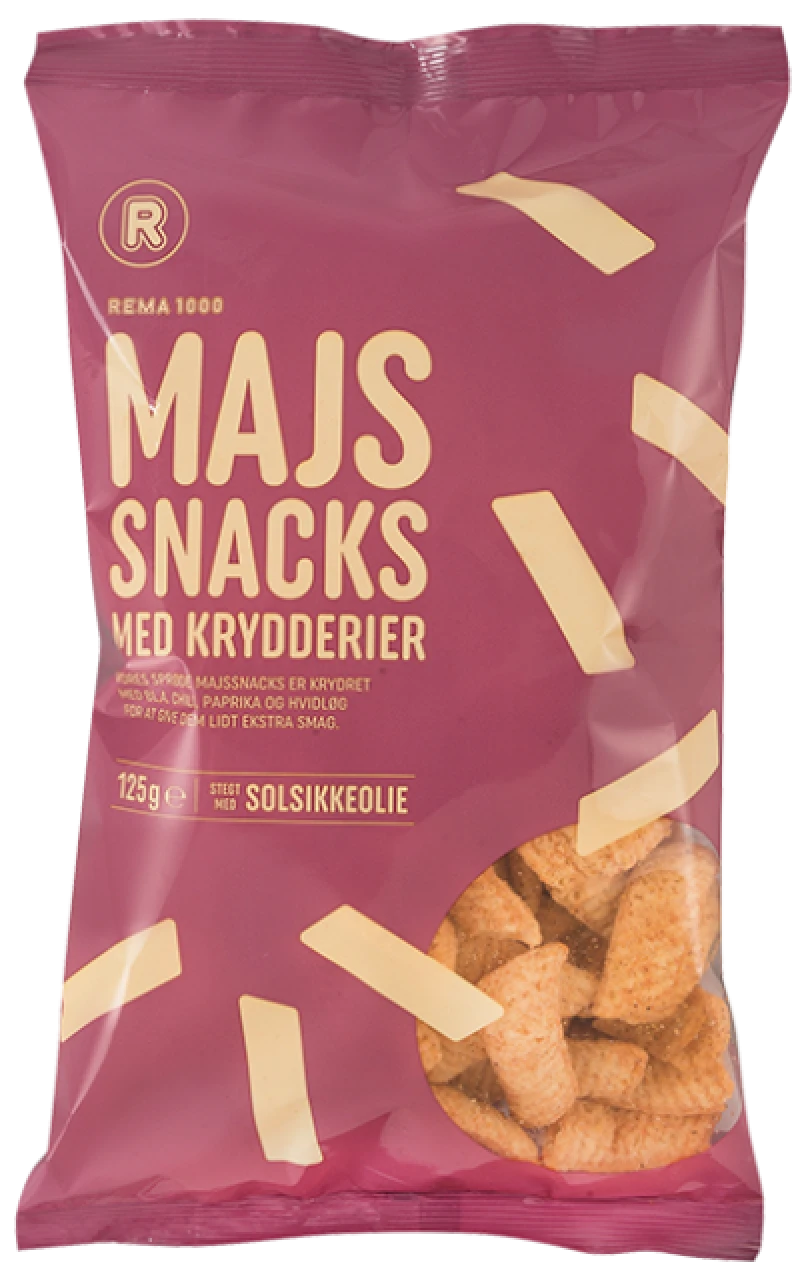 Majssnacks m/krydderi