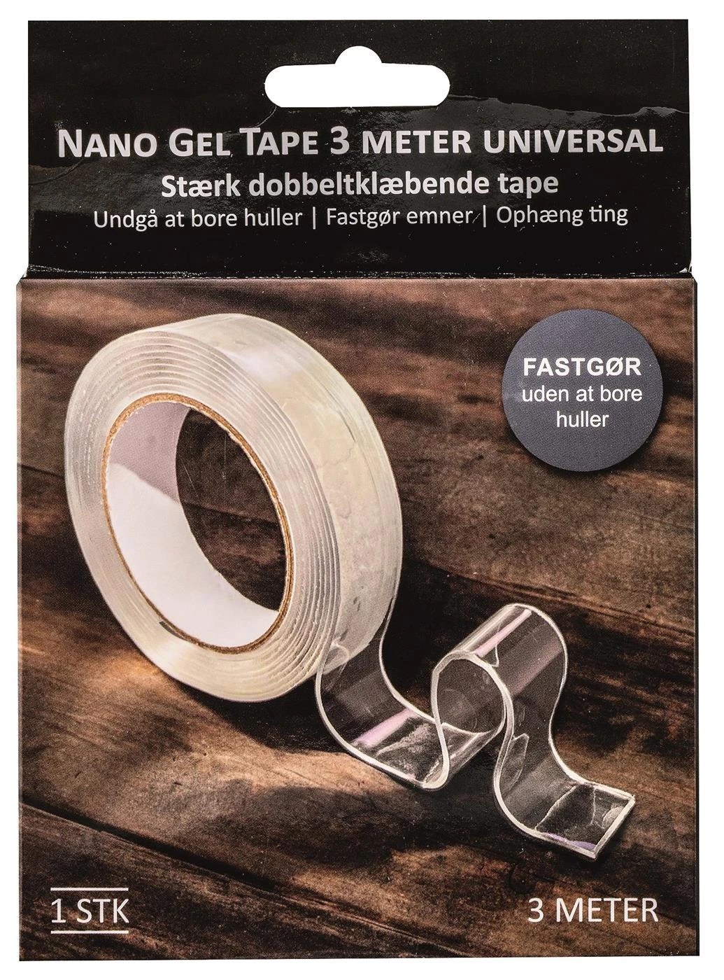 Universal Gel Tape dobbeltklæbende 3 m