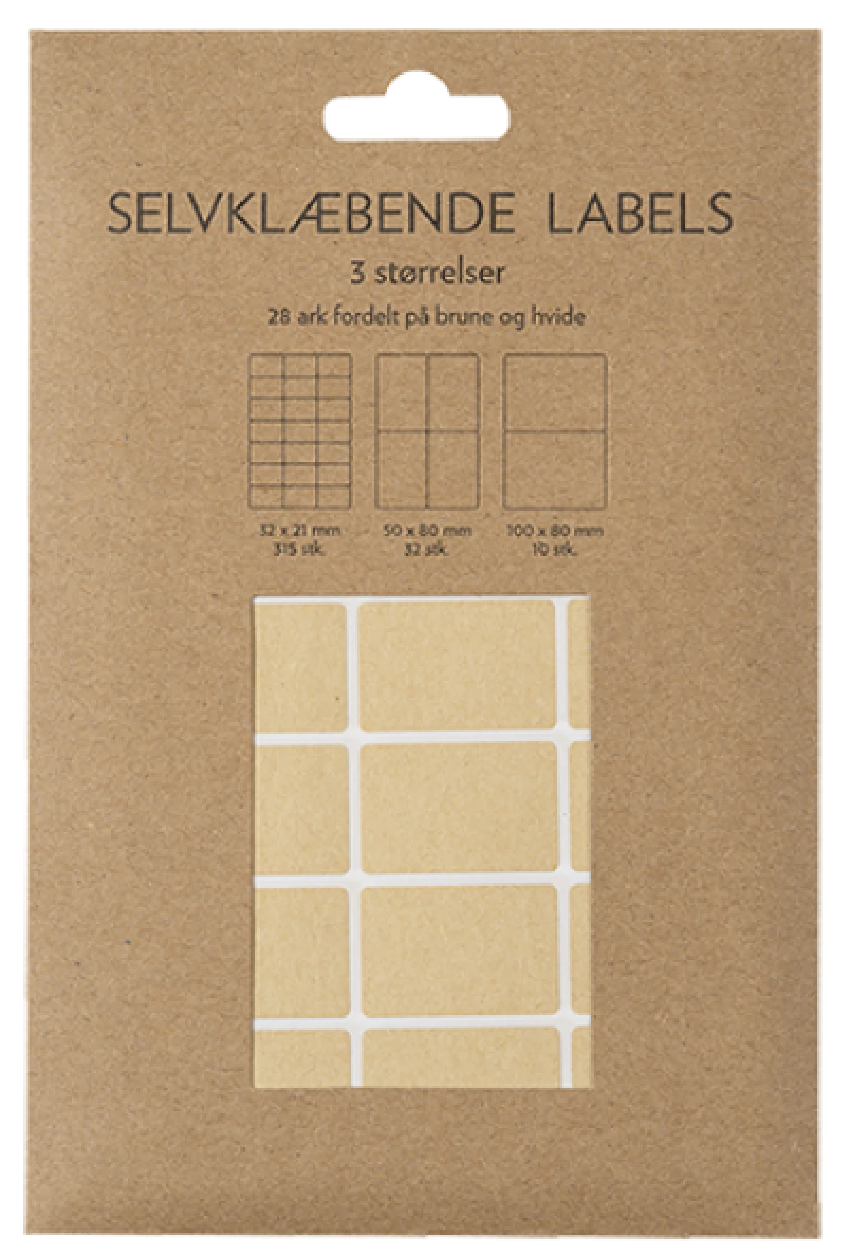 Labels Selvklæbende