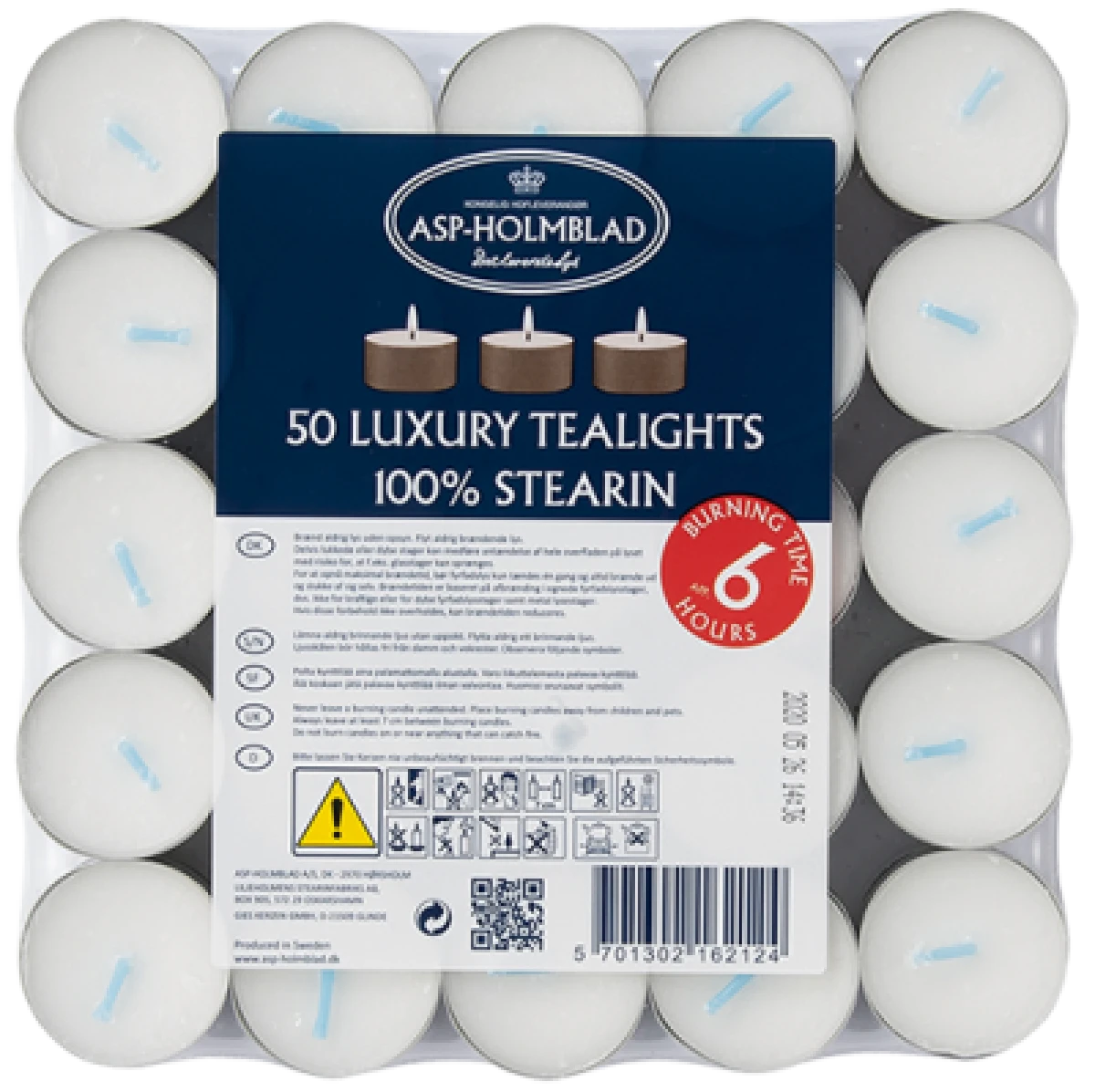 Fyrfadslys Ren Stearin, ASP Holmblad