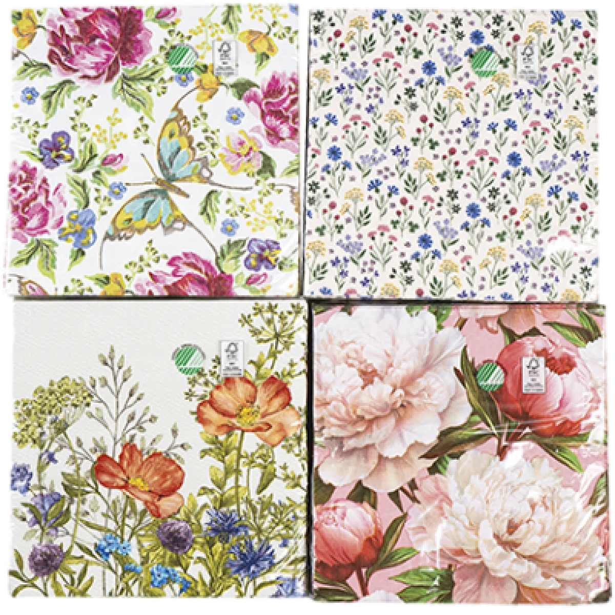 Servietter 33x33 cm Trykt