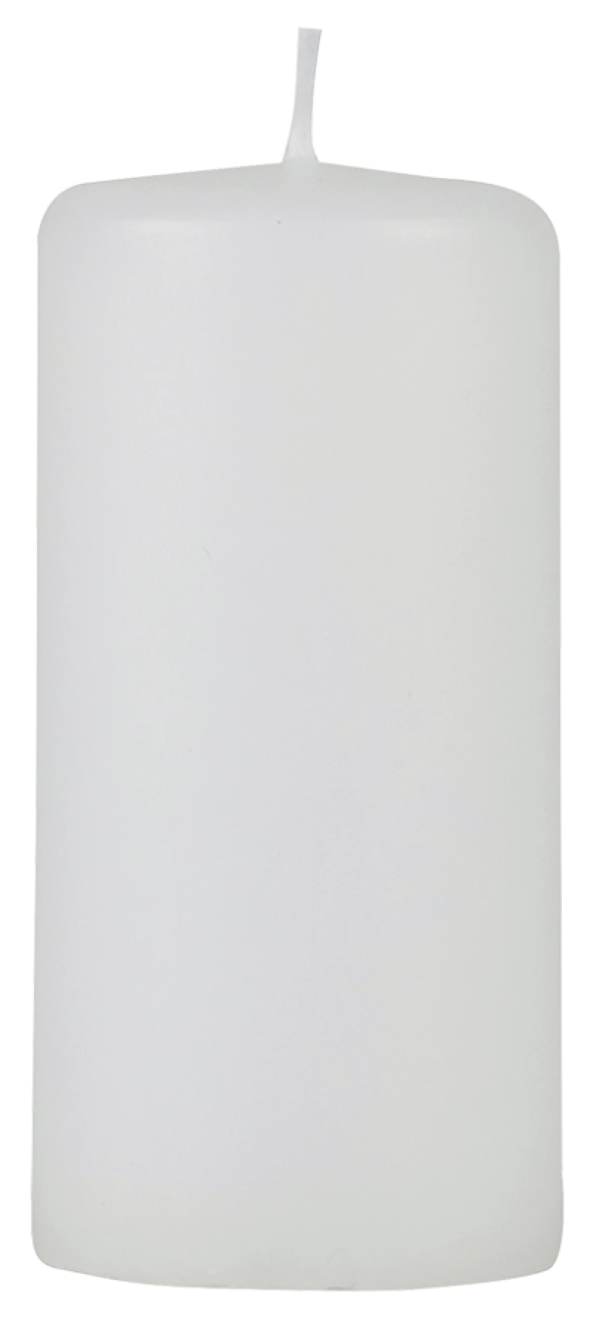 Bloklys hvid 4,8x10 cm