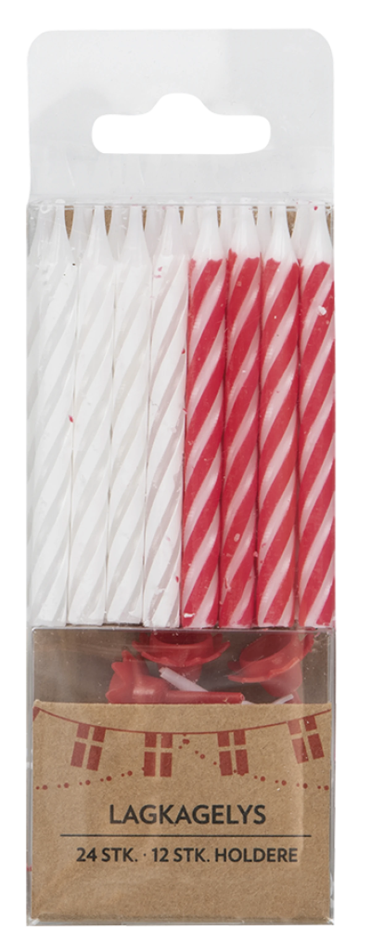 Kagelys Rød og Hvid